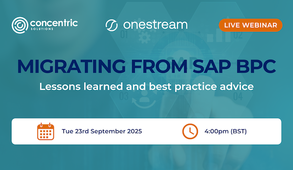 Webinar: SAP BPC Migrations - OneStream best practice