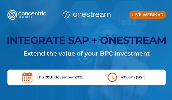 Webinar: Integrating SAP with OneStream