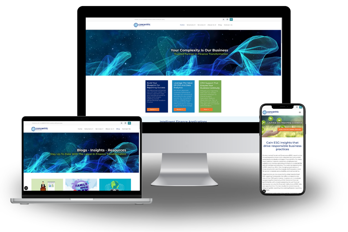 New website mockups 2